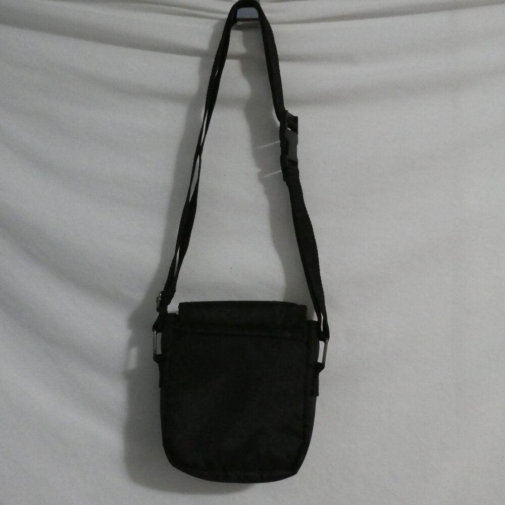 MAINSTAYS | Black Nylon Shoulder Crossbody Camera / Cellphone Bag | NWOT - Picture 3 of 11